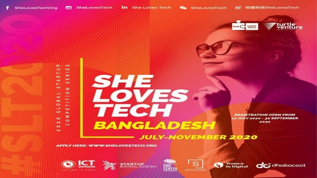 She loves tech bangladesh 2020 banner